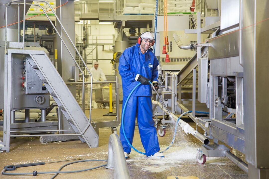 Industrial cleaning food industry